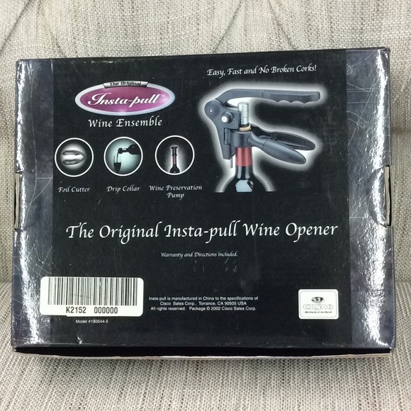 5PC Insta-pull Wine Ensemble - Picture 3 of 4